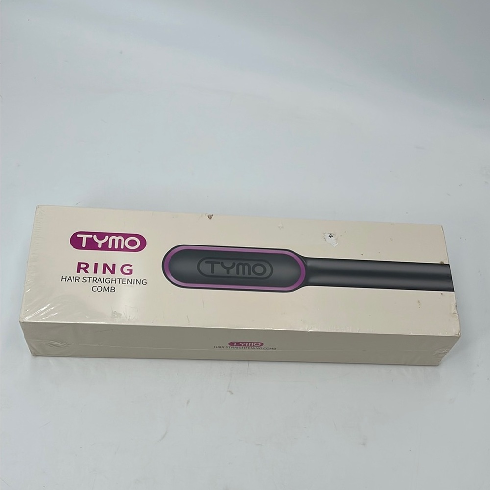 Ring Hair Straightening Comb - Black